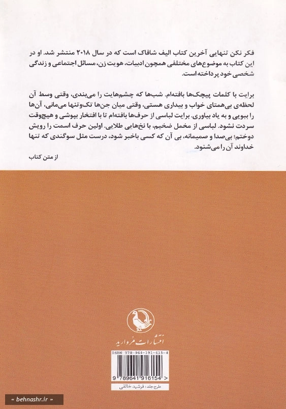 فکر نکن تنهایی